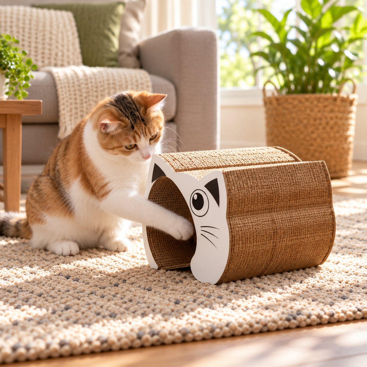 Magic Organ Cat Scratcher Toy — alternative three-quarter product view
